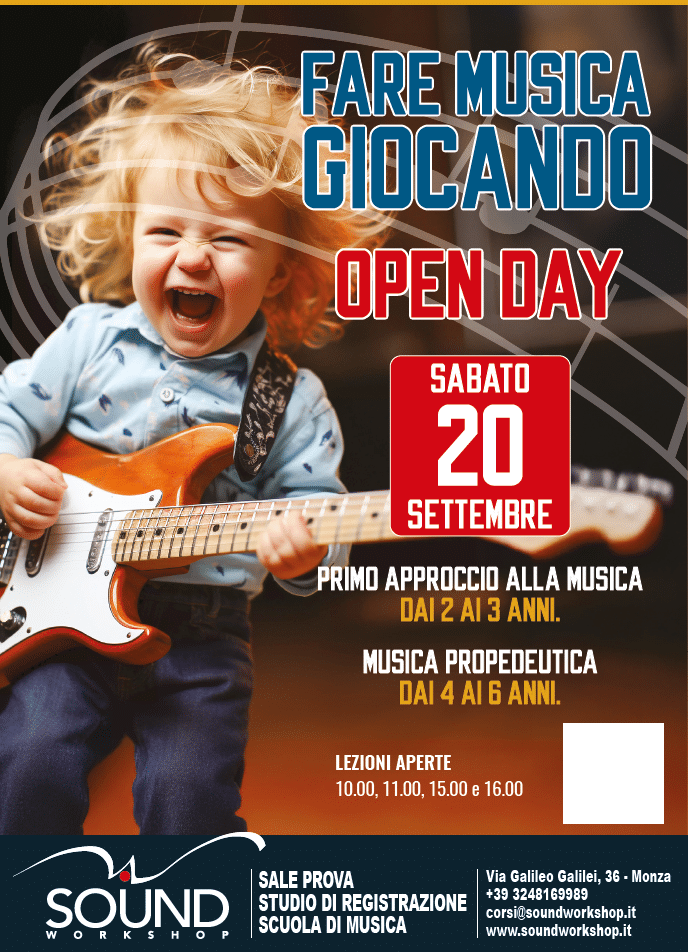 volantino Open Day Bambini